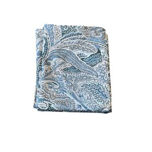 Lauren Ralph Lauren Standard 29"x 23" Pillow Sham Teal Blue/ Beige Paisley